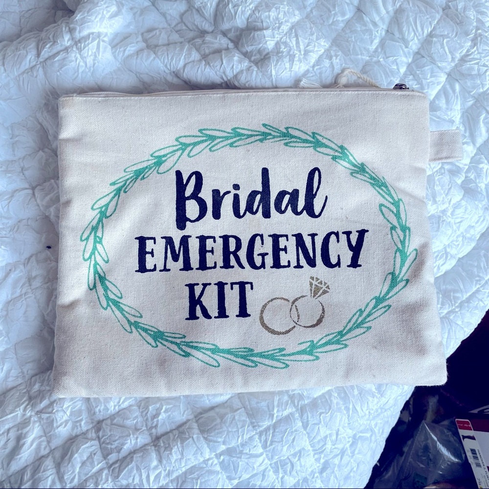 New bridal emergency bag 12 X 9 1/2 - holds all your essentials!